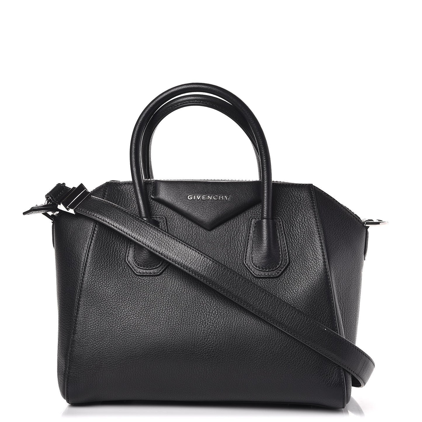 Sugar Goatskin Small Antigona Black