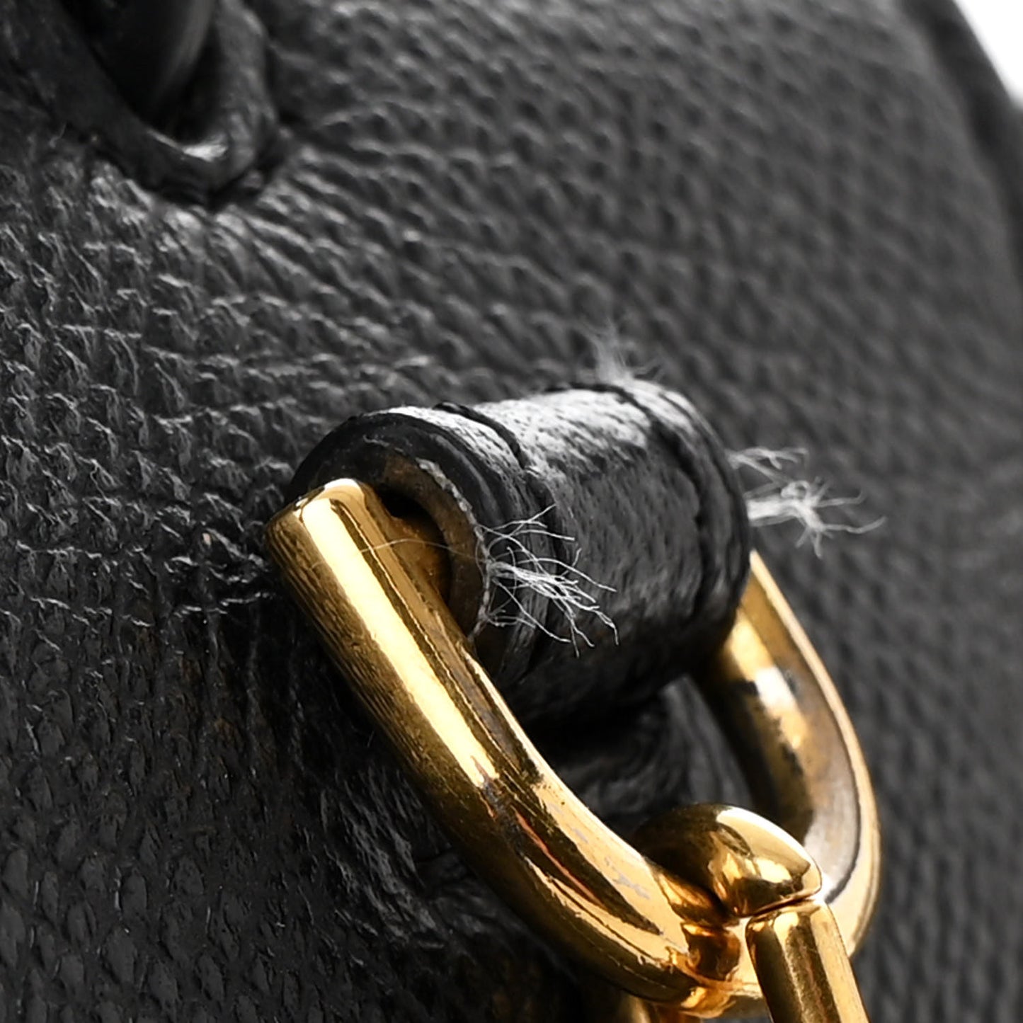 Grained Calfskin Micro Belt Bag Black