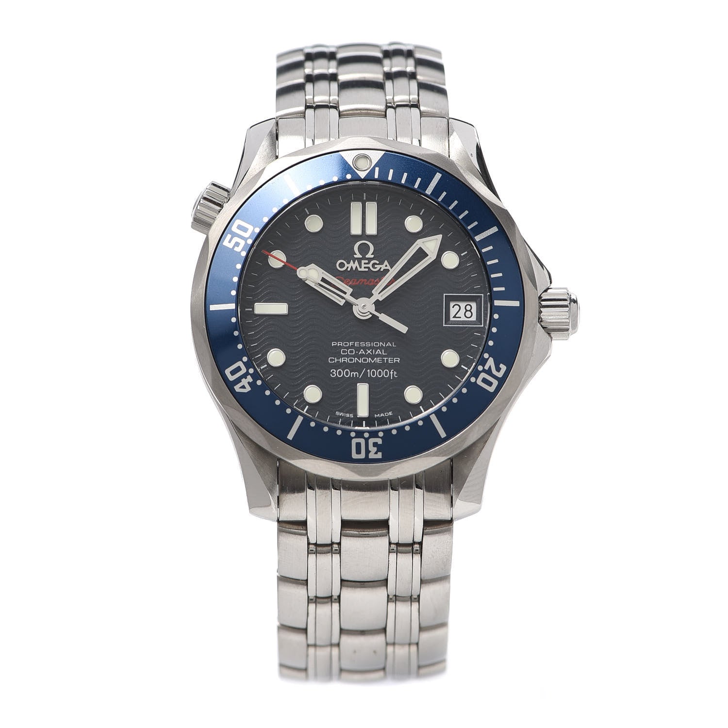 Omega Stainless Steel 36mm Seamaster Professional Automatic Watch Blue 2222.80 1 of 6
