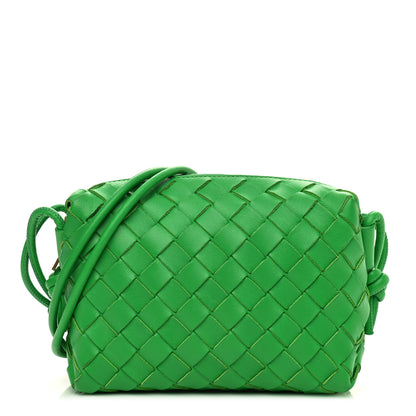 Bottega Veneta Nappa Intrecciato Mini Loop Camera Bag Parakeet 1 of 8