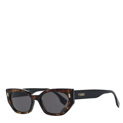 Fendi Acetate Fendi Bold Sunglasses FE40018I Havana Black 1 of 6