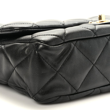 Chanel Lambskin Quilted Large CC Funky Town Flap Black 9 of 9