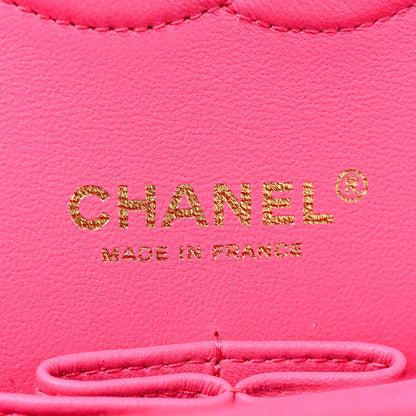 Chanel Caviar Quilted Medium Double Flap Pink Pink 6 of 11