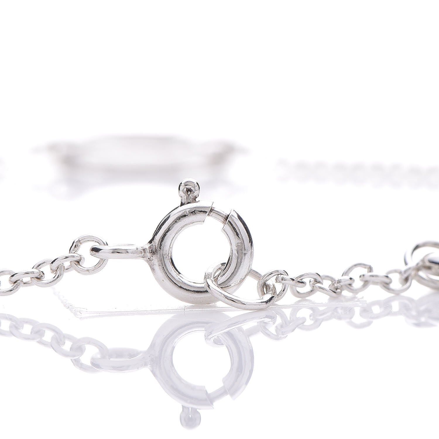 Tiffany Sterling Silver Elsa Peretti Open Heart Bracelet 5 of 7
