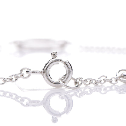 Tiffany Sterling Silver Elsa Peretti Open Heart Bracelet 5 of 7