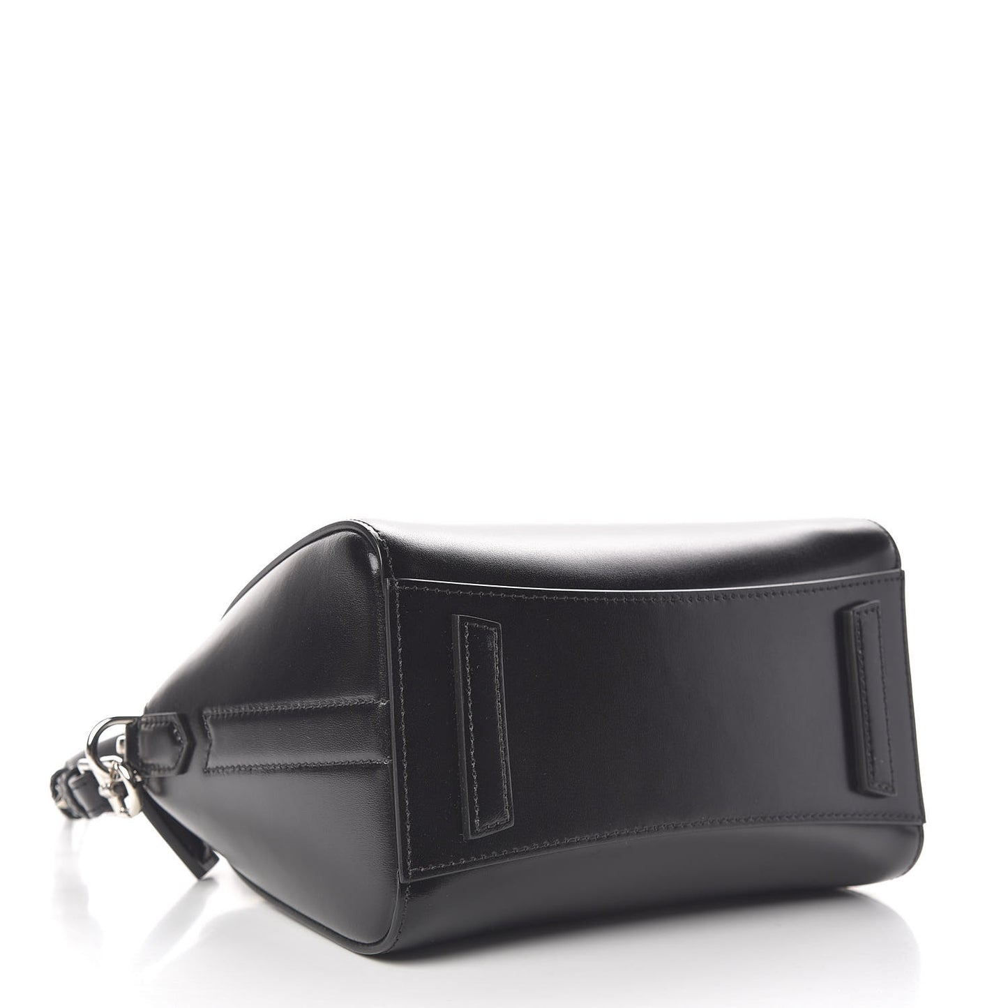 Shiny Lord Calfskin Mini Antigona Black