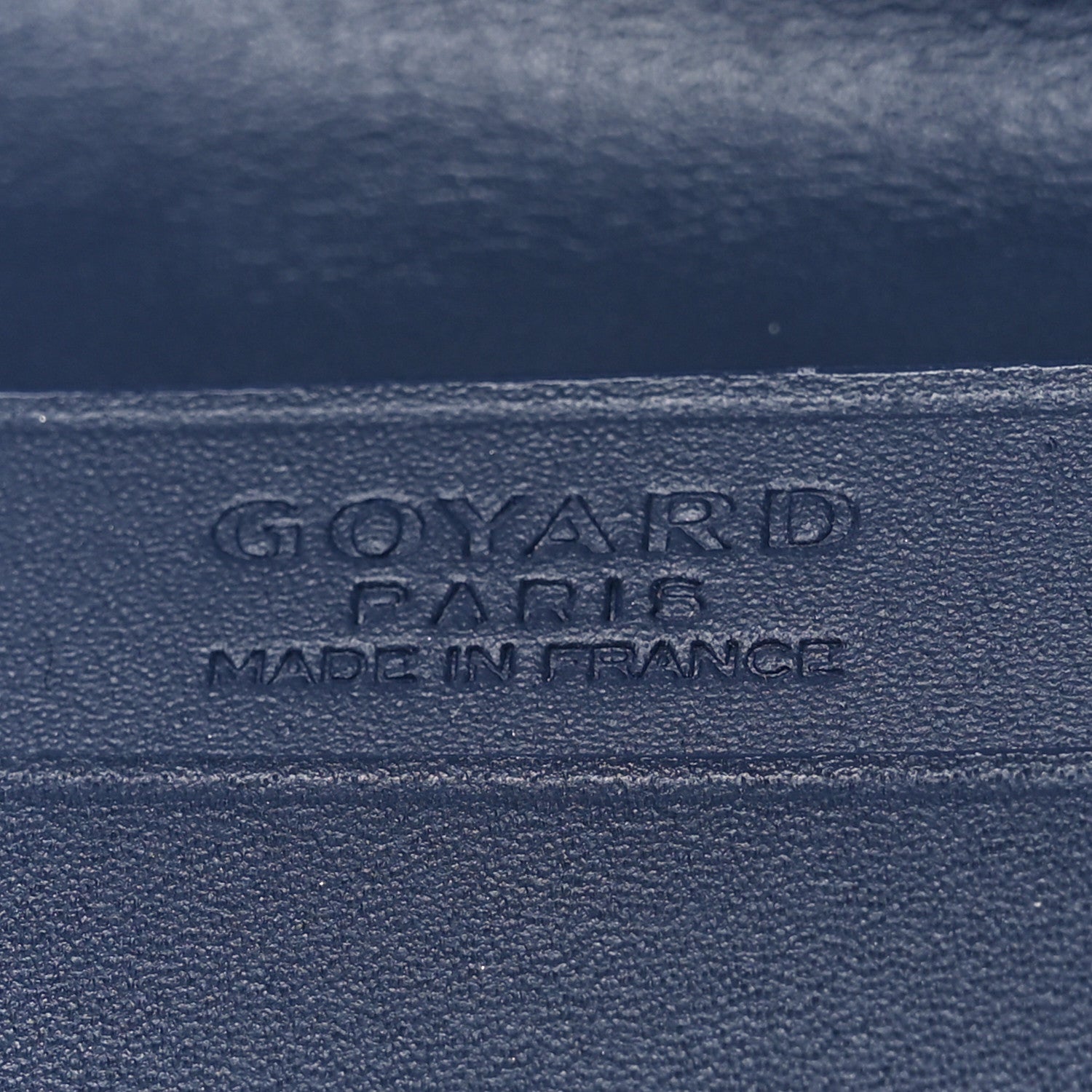 Goyard Goyardine Business Card Holder Navy 7 of 10