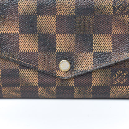 Louis Vuitton Damier Ebene Sarah Wallet NM 7 of 7