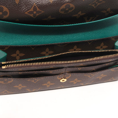 Louis Vuitton Monogram Emilie Wallet Vert 6 of 8