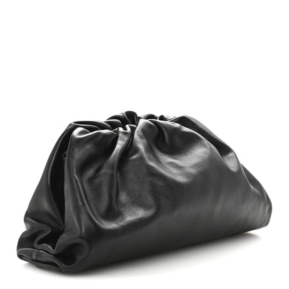 Bottega Veneta Smooth Butter Calf The Pouch Oversized Clutch Black 3 of 10