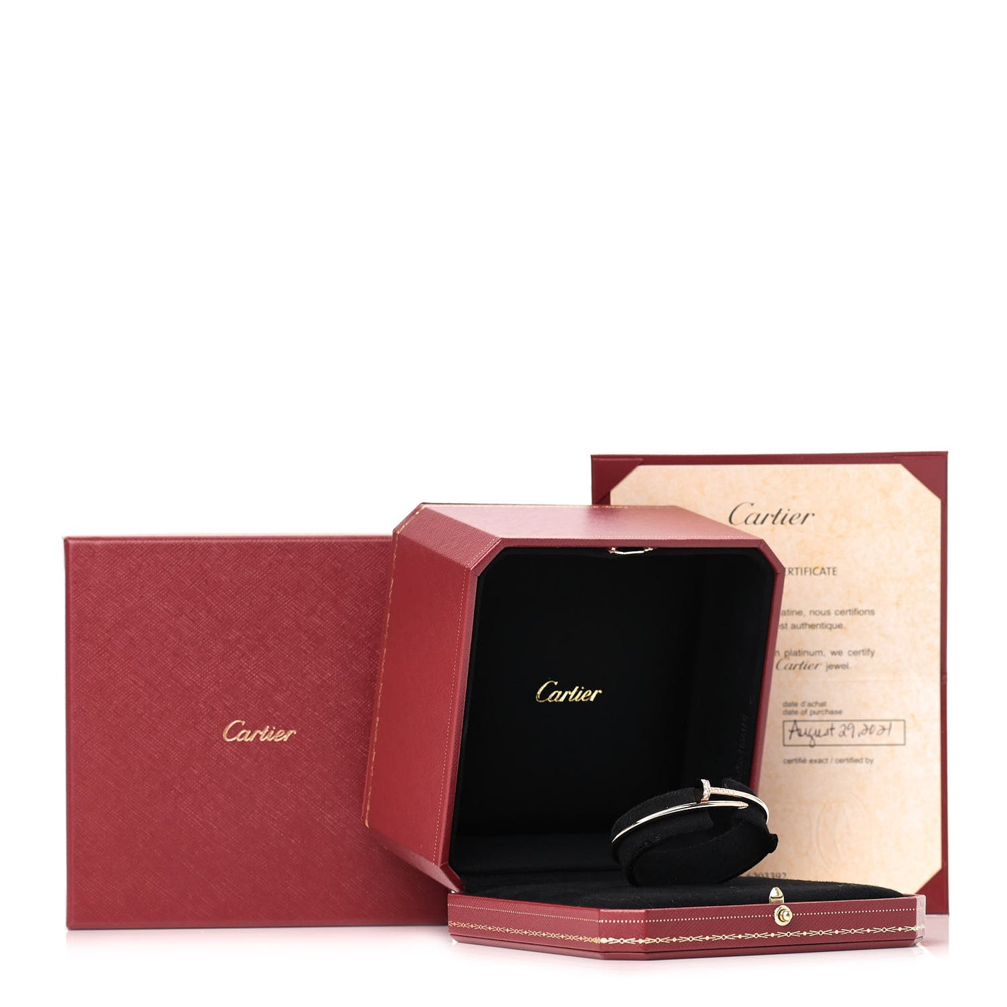 18K Pink Gold Diamond Small Juste Un Clou Bracelet 15