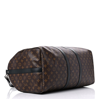 Louis Vuitton Monogram Macassar Keepall Bandouliere 55 4 of 15