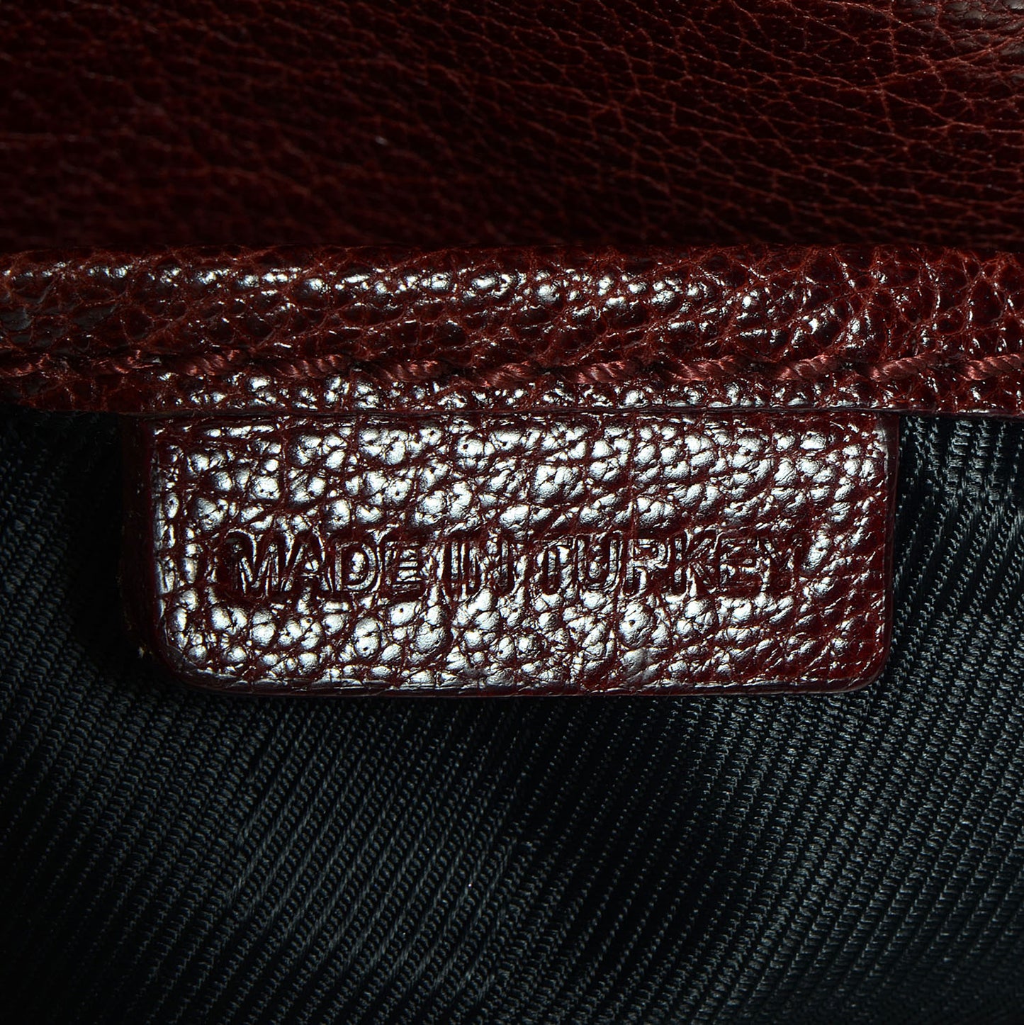 Leather Ashmore Tote Burgundy
