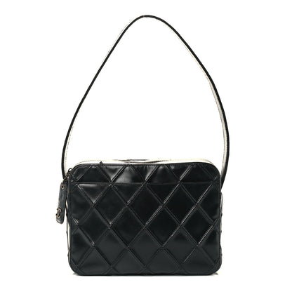 Chanel Patent Diamond Stitch Shoulder Bag Black 1 of 14