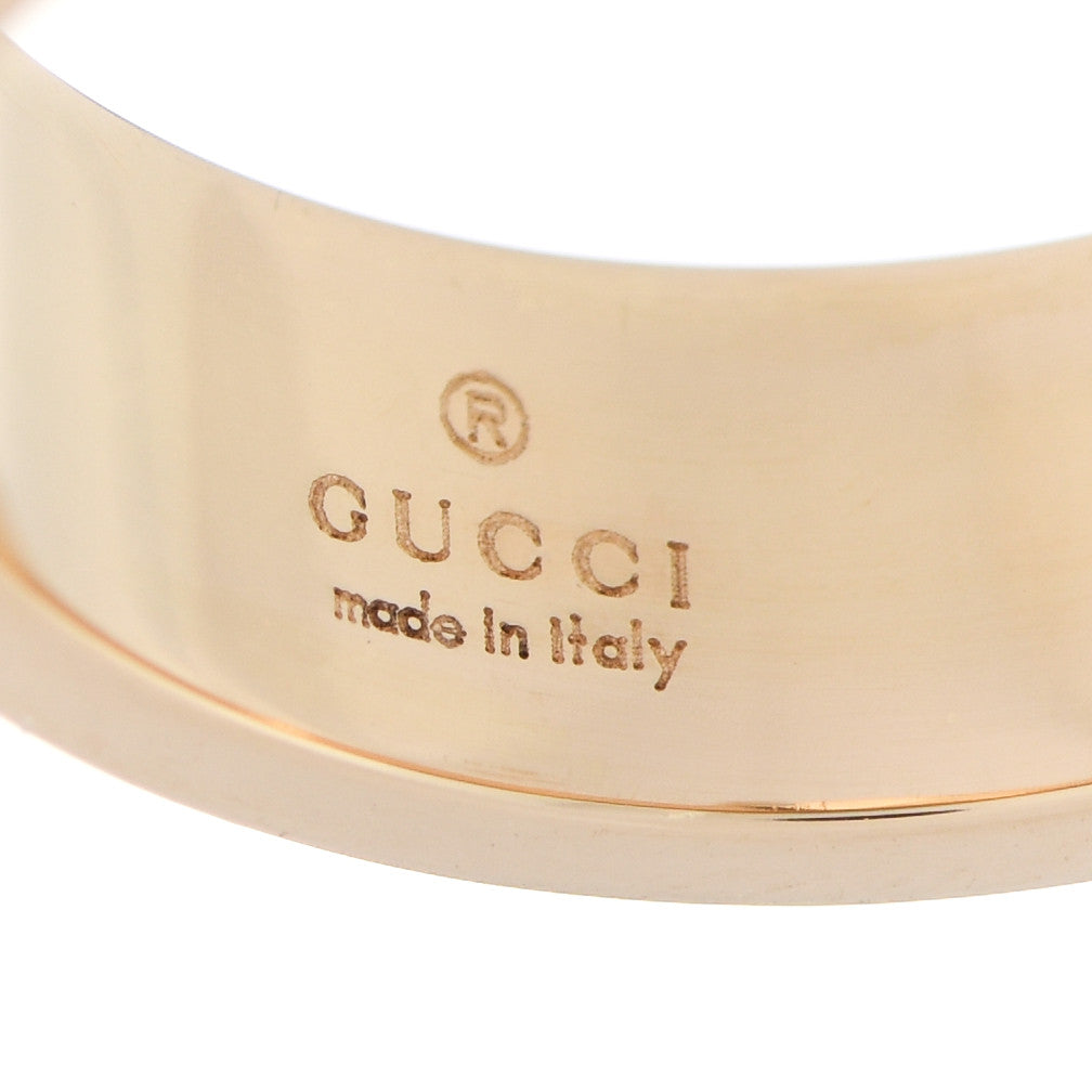 18K Yellow Gold Buckle Ring 50 5.5