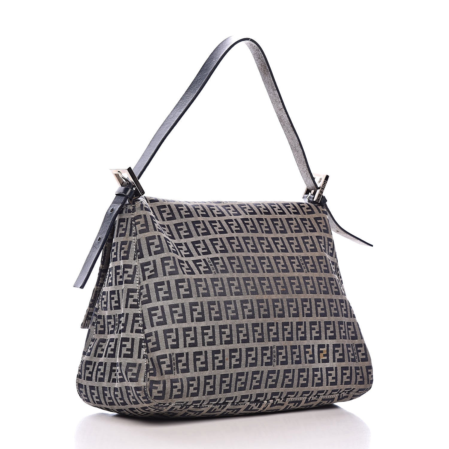 Fendi Zucchino Mama Baguette Navy 3 of 14