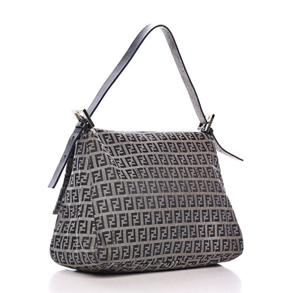 Fendi Zucchino Mama Baguette Navy 3 of 14