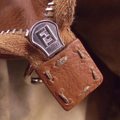 Fendi Calfskin Romano Selleria Diablo Shopper Camel 10 of 11