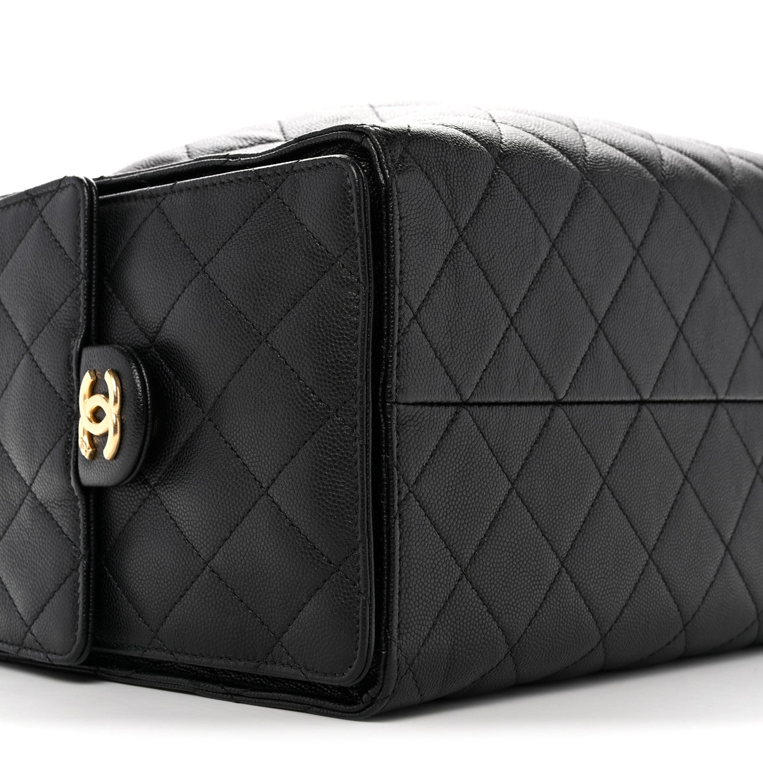 Chanel Caviar Quilted Medium Chanel 25 Handbag Black 10 of 12