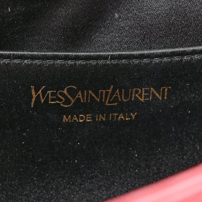 Saint Laurent SAINT LAURENT Calfskin Monogram Large Belle De Jour Clutch Red 6 of 12
