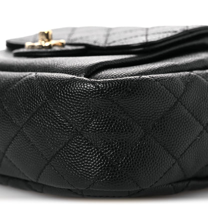Chanel Caviar Quilted CC Day Camera Case Black 10 of 10