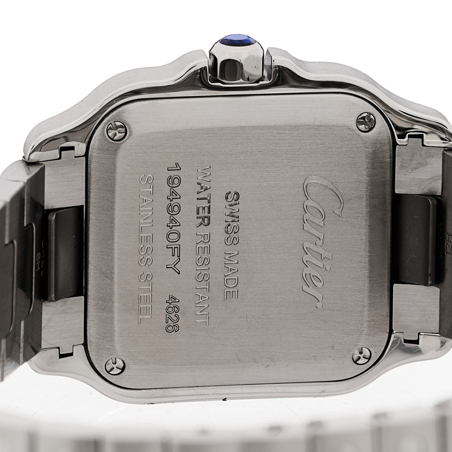 Cartier Stainless Steel 27mm Santos Quartz Watch 4 of 5