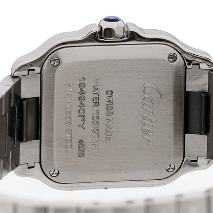 Cartier Stainless Steel 27mm Santos Quartz Watch 4 of 5
