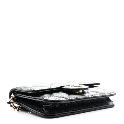 Chanel Caviar Quilted Mini Chain Bag Black 4 of 11