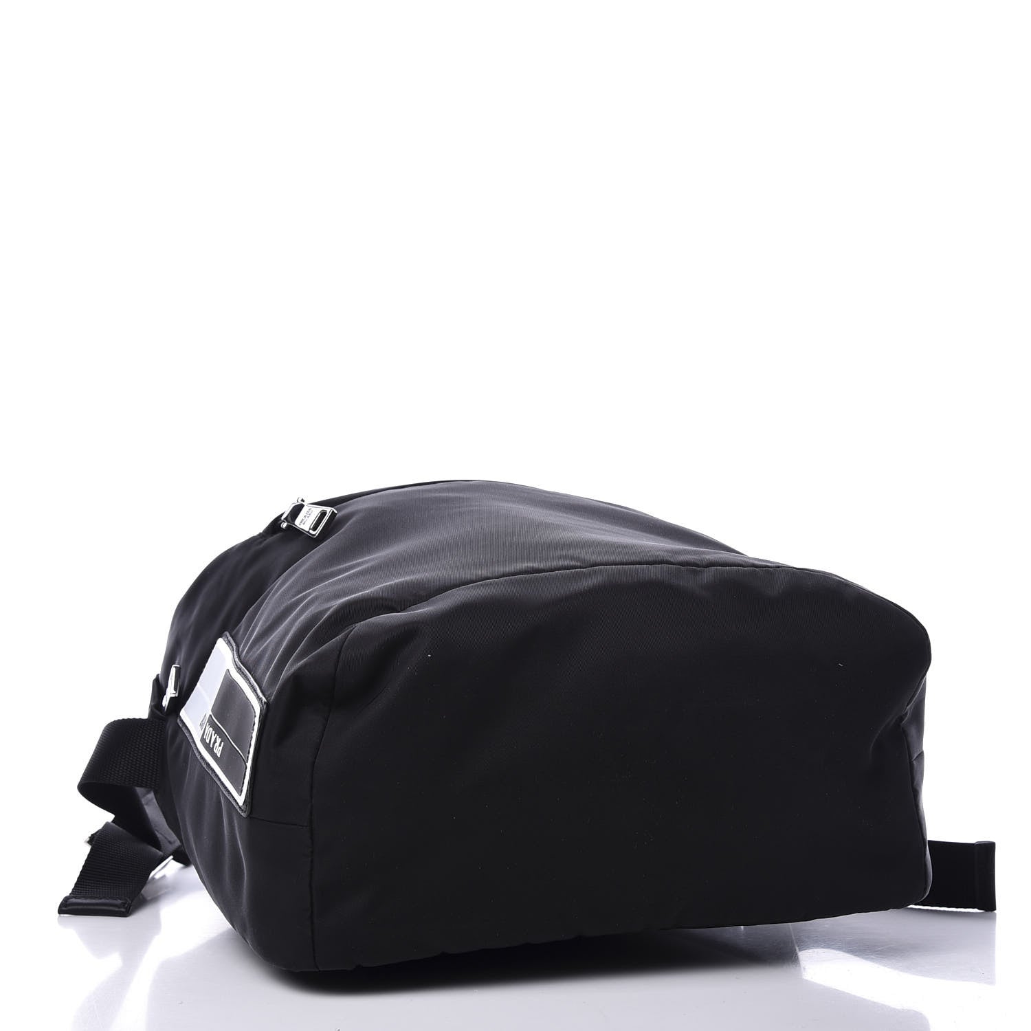 Prada Tessuto Nylon Flat Messenger Bag Black 3 of 9