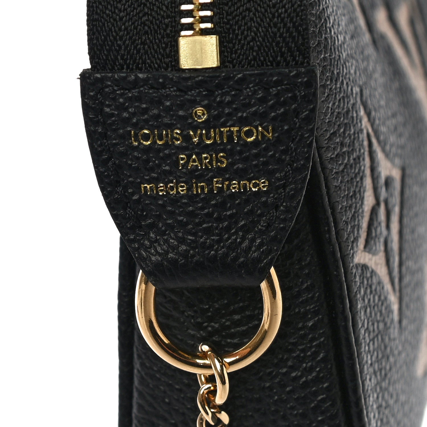 Louis Vuitton Empreinte Monogram Giant Mini Pochette Accessories Black 6 of 9