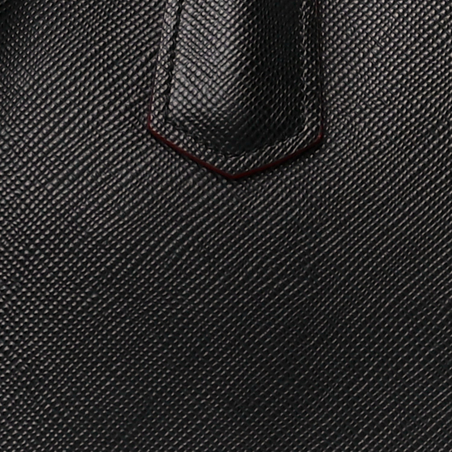 Prada Saffiano Cuir Medium Double Bag Black Fuoco 9 of 11