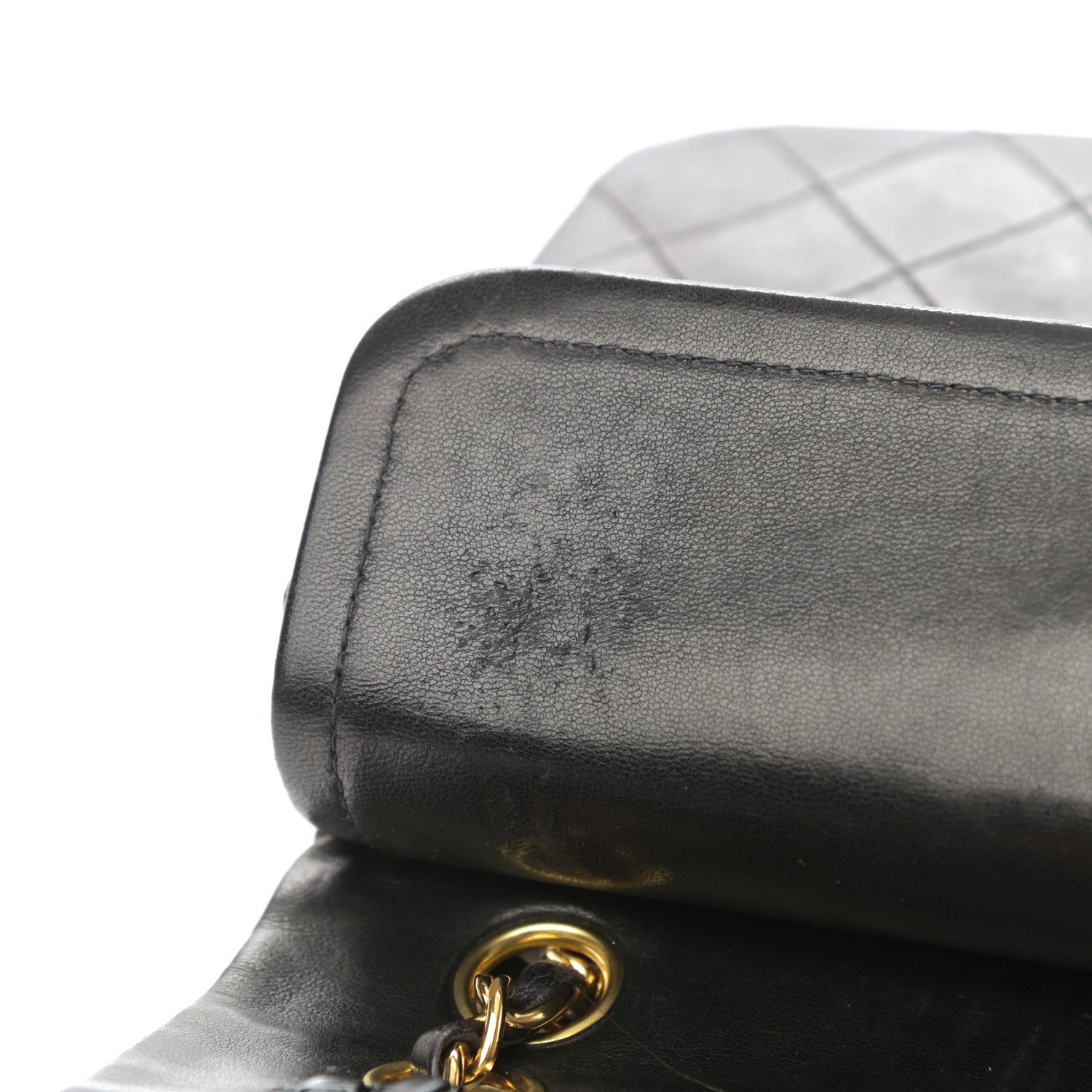Chanel Lambskin Quilted Small Double Flap Black 12 of 14