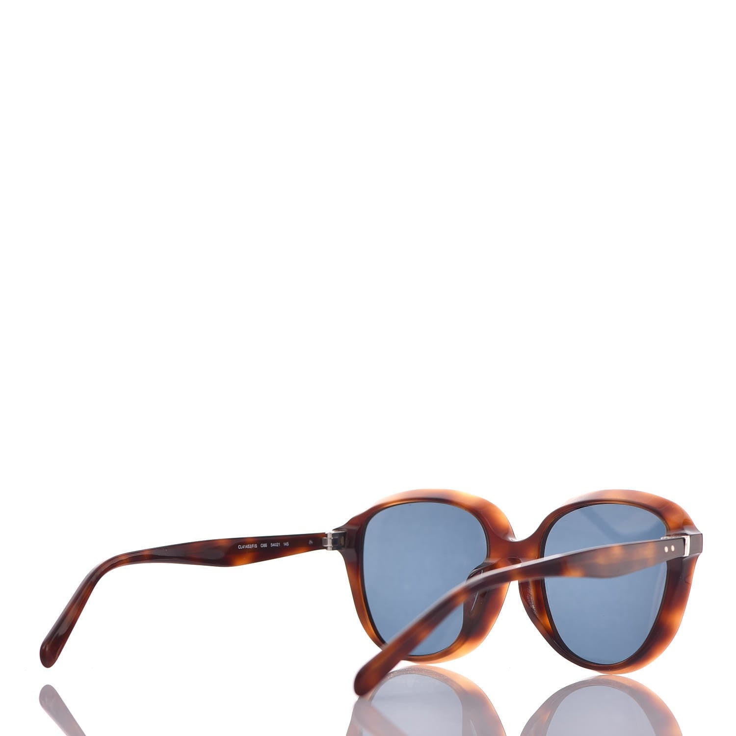 Celine Round Sunglasses CL 41453/F/S Havana 4 of 7
