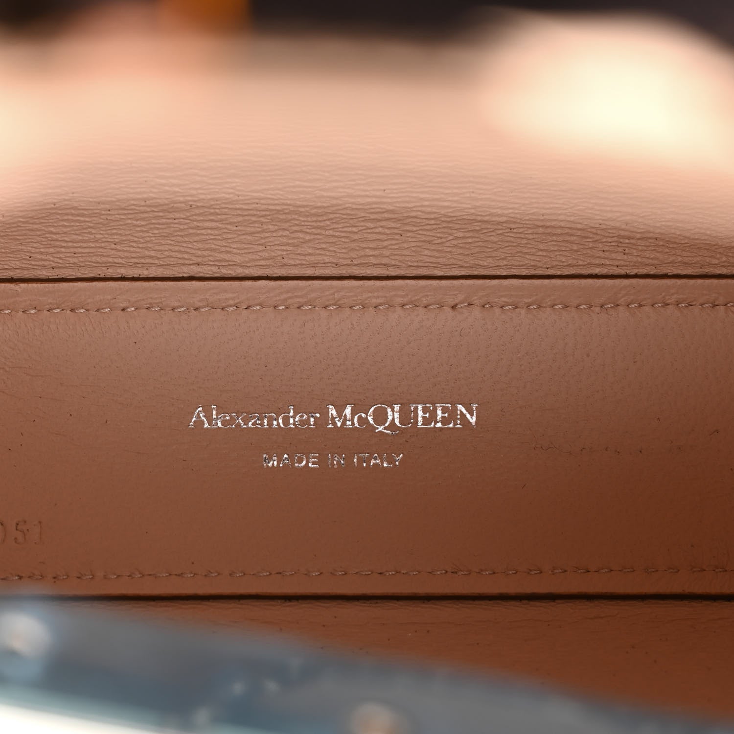 Alexander McQueen Metallic Jeweled Mini Hobo Bag Copper 5 of 12