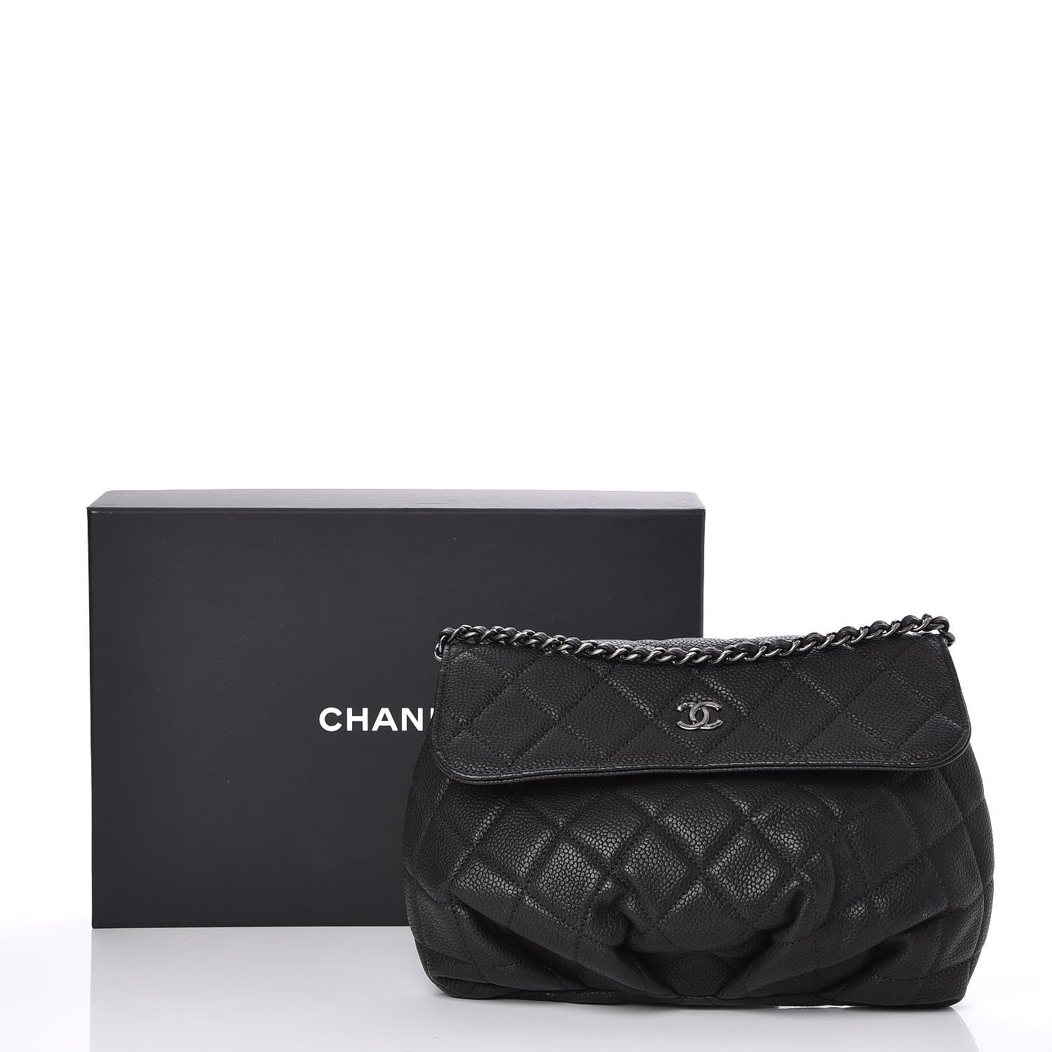 Chanel Caviar Quilted Crossbody Bag Black 8 of 8