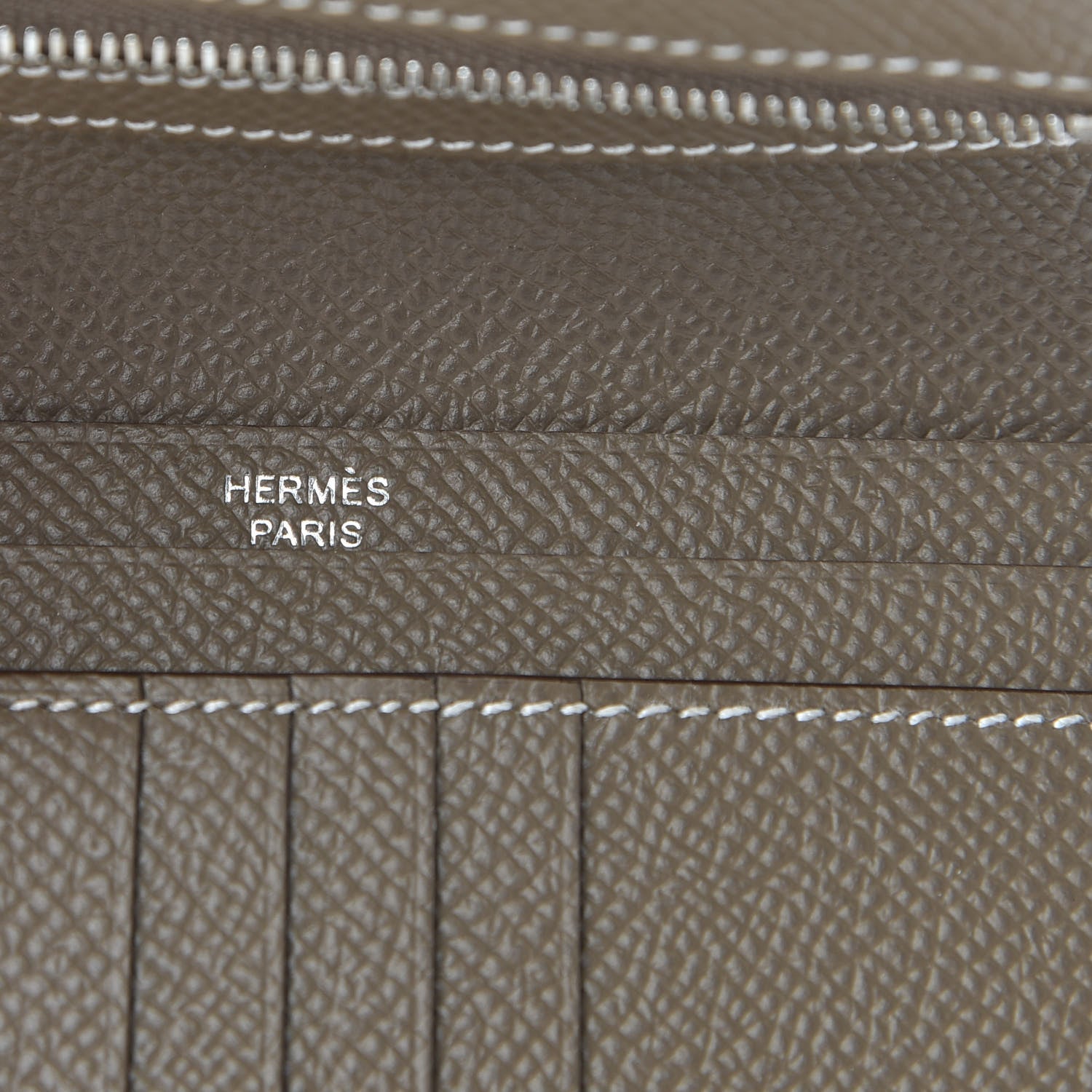 Hermes Epsom Bearn Compact Wallet Etoupe 6 of 7