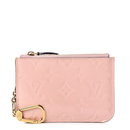 Louis Vuitton Vernis Key Pouch Rose Ballerine 1 of 10
