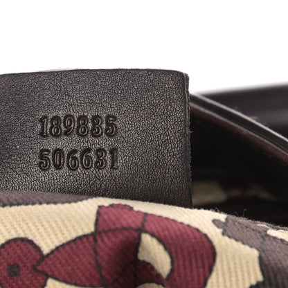 Gucci Guccissima Large D Gold Ring Shoulder Bag Chocolate 7 of 9