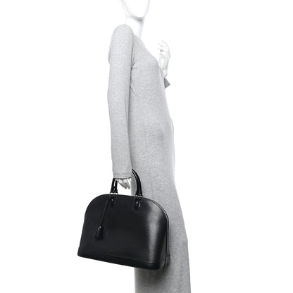 Louis Vuitton Epi Alma GM Black 2 of 9