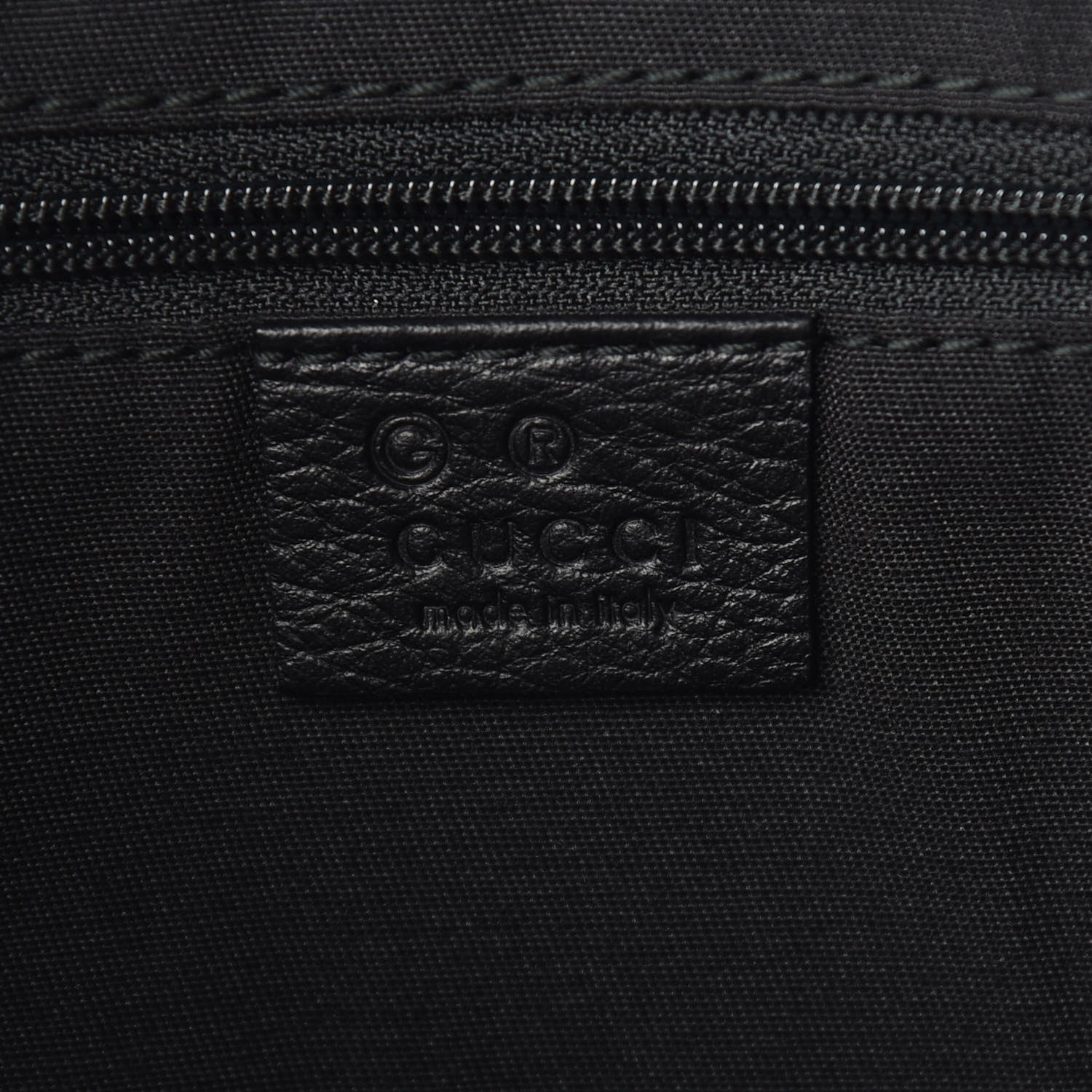 Gucci Nylon Monogram Abbey Messenger Bag Black 5 of 8
