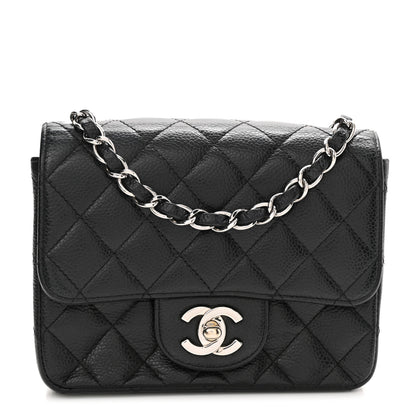 Chanel Caviar Quilted Mini Square Flap Black 1 of 11