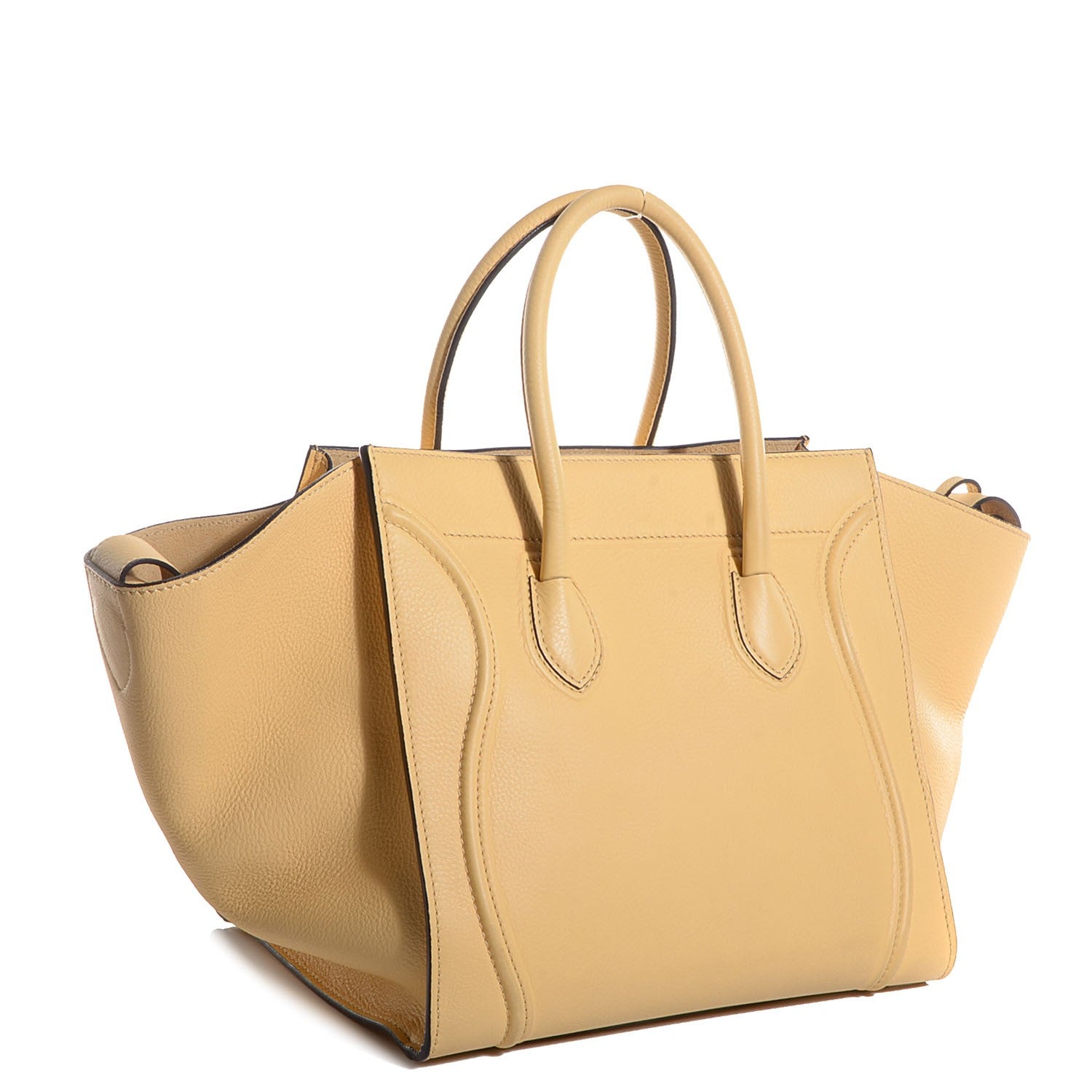 Celine Supple Calfskin Medium Phantom Luggage Butter 3 of 8
