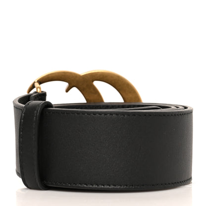 Gucci Calfskin Double G 40mm Belt 80 32 Black 2 of 5