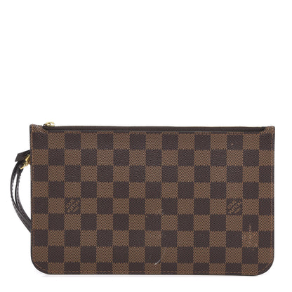 Louis Vuitton Damier Ebene Neverfull MM GM Pochette 1 of 12