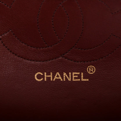 Chanel Lambskin Quilted Medium Double Flap Black 6 of 10