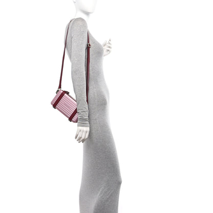 Christian Dior X RIMOWA Aluminum Personal Clutch On Strap Rose 2 of 12