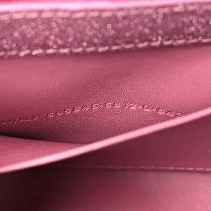 Balenciaga Sparkling Fabric Small XX Flap Stretch Bag Sweet Pink 7 of 9