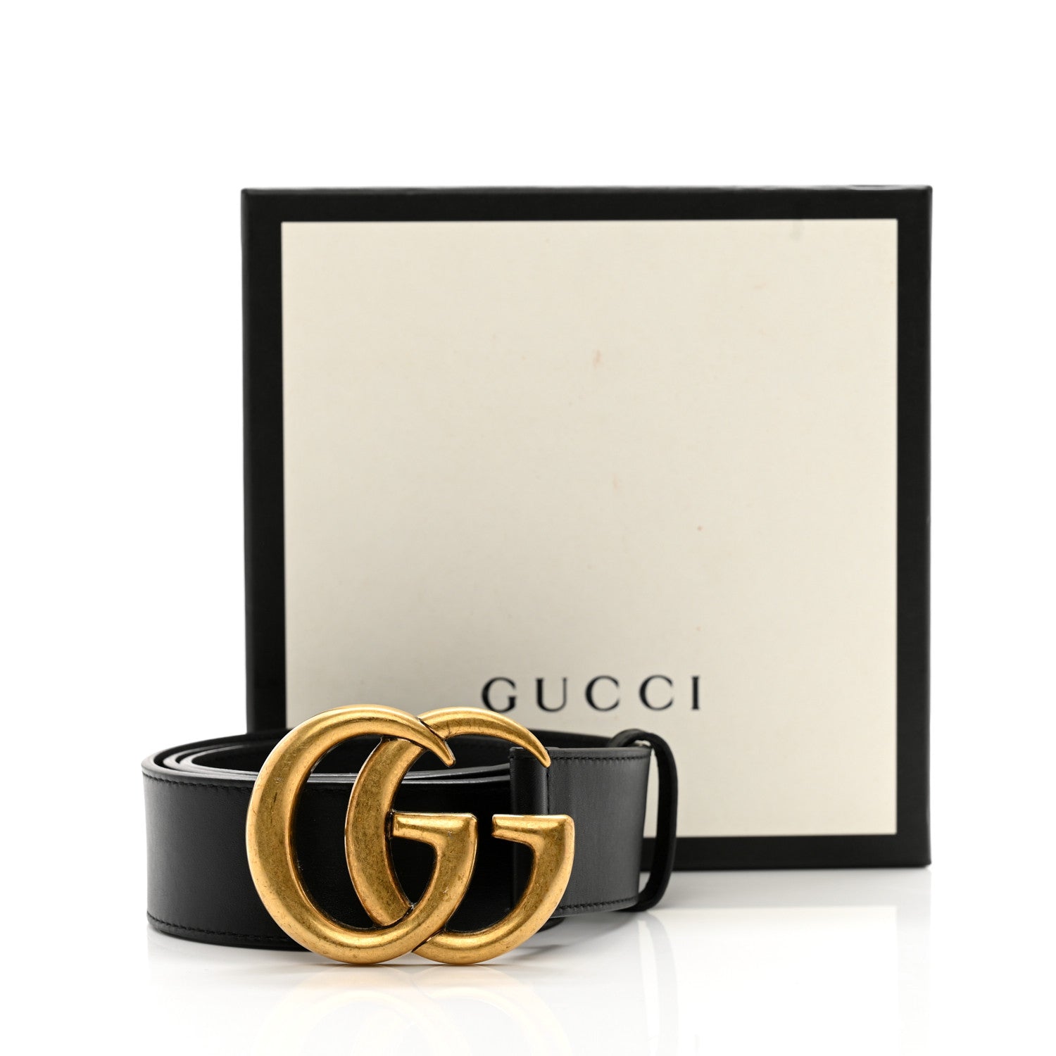 Gucci Calfskin Double G 40mm Belt 85/34 Black 6 of 6