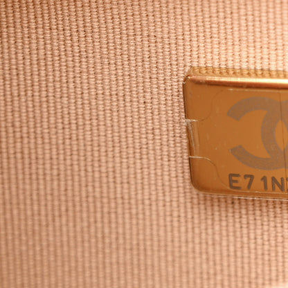 Chanel Caviar Quilted Crystal CC Wallet On Chain WOC Beige 8 of 13