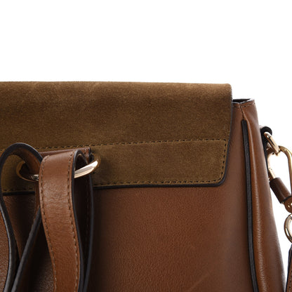 Chloe Suede Calfskin Medium Faye Backpack Woody Khaki 12 of 12